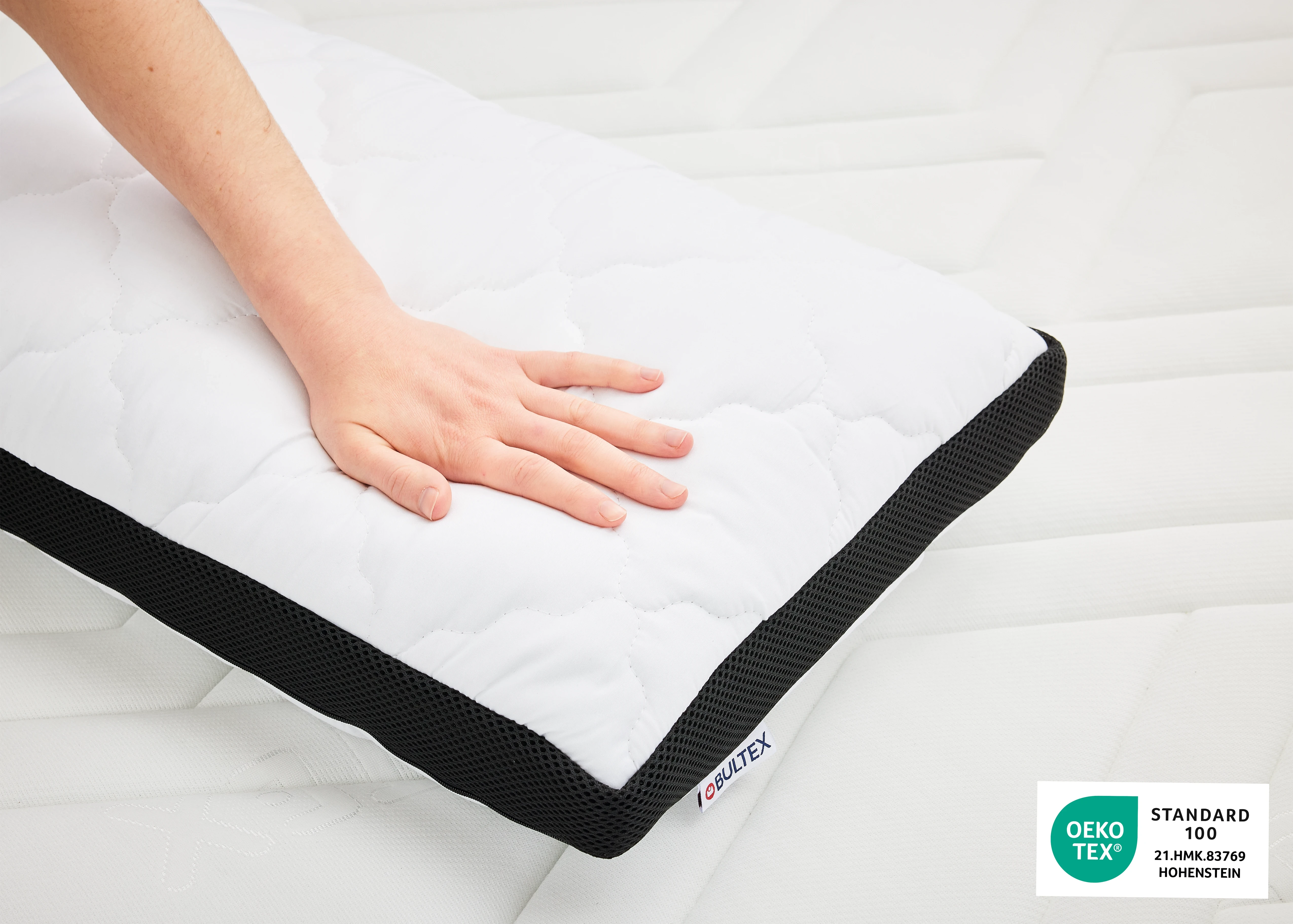 Soutien Nuque épaule Oreiller Cervical Mémoire Forme 70x40cm - Tencel Oeko- TEX Coussin Dos